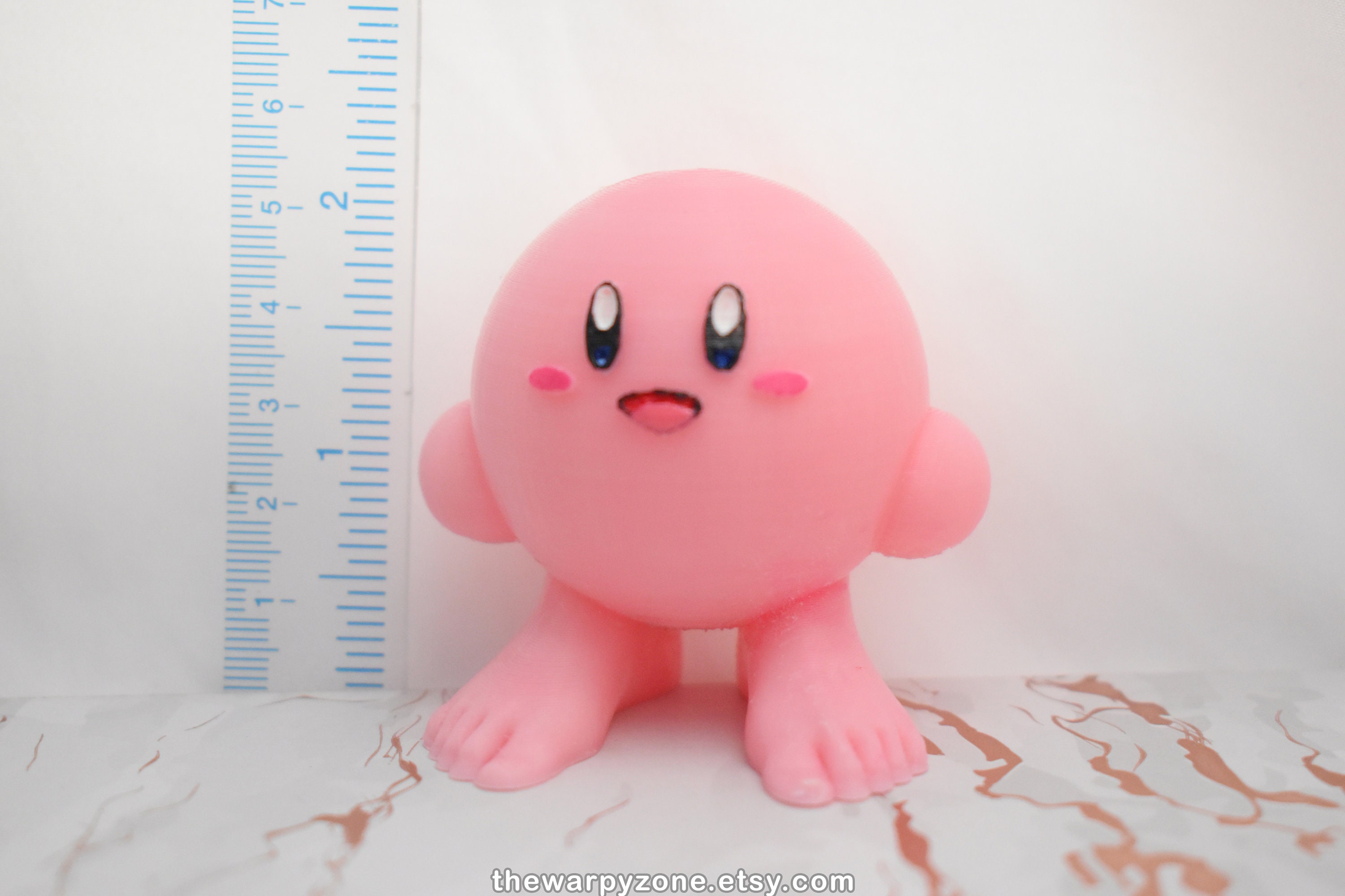 Kirby Without Shoes 3D Printed Figure Etsy Canada