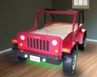 Jeep-inspired Child's Novelty Twin Bed Plans - Etsy Australia Jeep-inspired Child's Novelty Twin Bed Plans - Etsy Australia