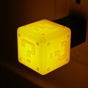 Super Mario Question Block USB led-nachtlampje - cadeau voor gamer