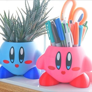 Kirby Standing Planter: Nintendo Gamer Gift, Pen & Pencil Holder