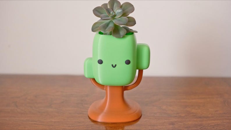 Smiling Tree Pen Holder or Plant Pot image 6