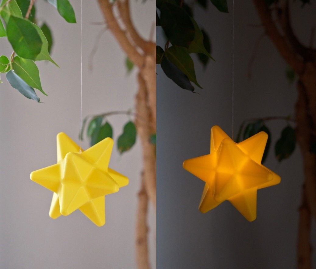 Star Fragment LED Light, Animal Crossing Battery Powered Prop, ACNH 3D Printed Office Decor, Wedding Decoration, Nintendo Christmas Gift