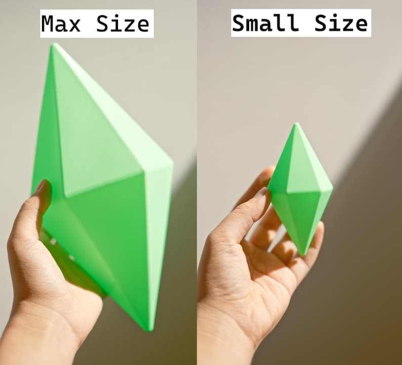 Sims Plumbob USB Night Light: 3D Printed Gamer Decor image 9