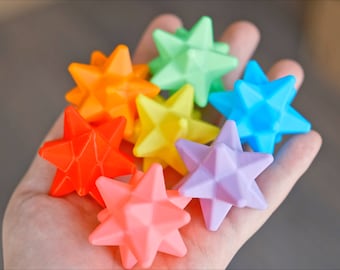 3D Printed Star Fragment Prop: Gamer Gift, Car Charm, Party Favor