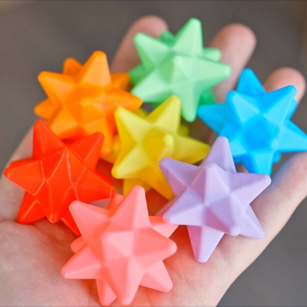 3D-geprint sterfragmentrekwisiet: gamercadeau, autobedel, feestgunst