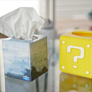 Fragen Block Taschentuchbox Bezug: Gamer Zimmer Dekor Bild 6