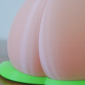 Peach Night Light: 3D Printed Fruit LED Desk Lamp image 10
