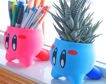 Yoga Kirby Planter: 3D Printed Succulent or Stationery Holder