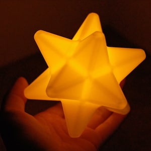 Star Fragment LED Light, Animal Crossing Battery Powered Prop, ACNH 3D Printed Office Decor, Wedding Decoration, Nintendo Gamer Gift