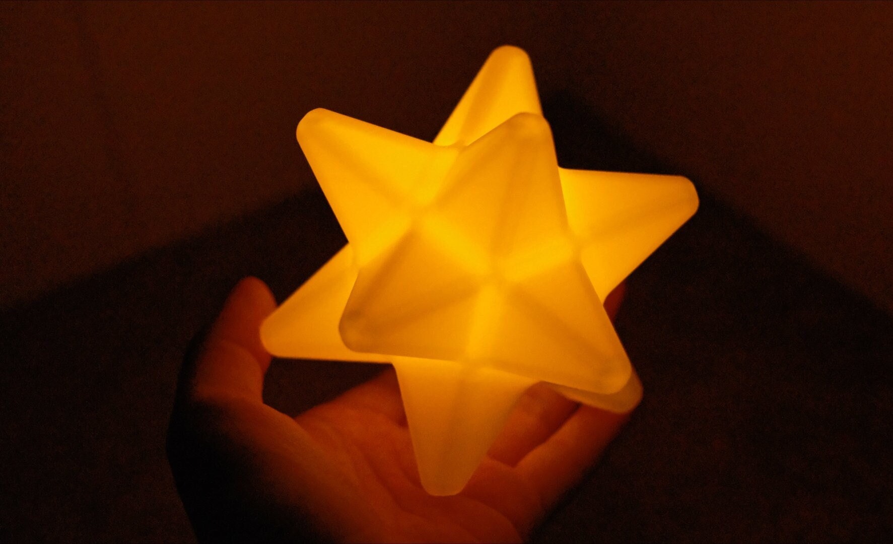 Star Fragment LED Light, Animal Crossing Battery Powered Prop, ACNH 3D Printed Office Decor, Wedding Decoration, Nintendo Christmas Gift