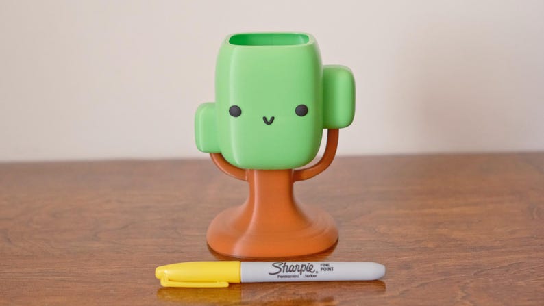 Smiling Tree Pen Holder or Plant Pot image 7