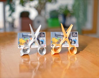 Scissors Business Card Holder