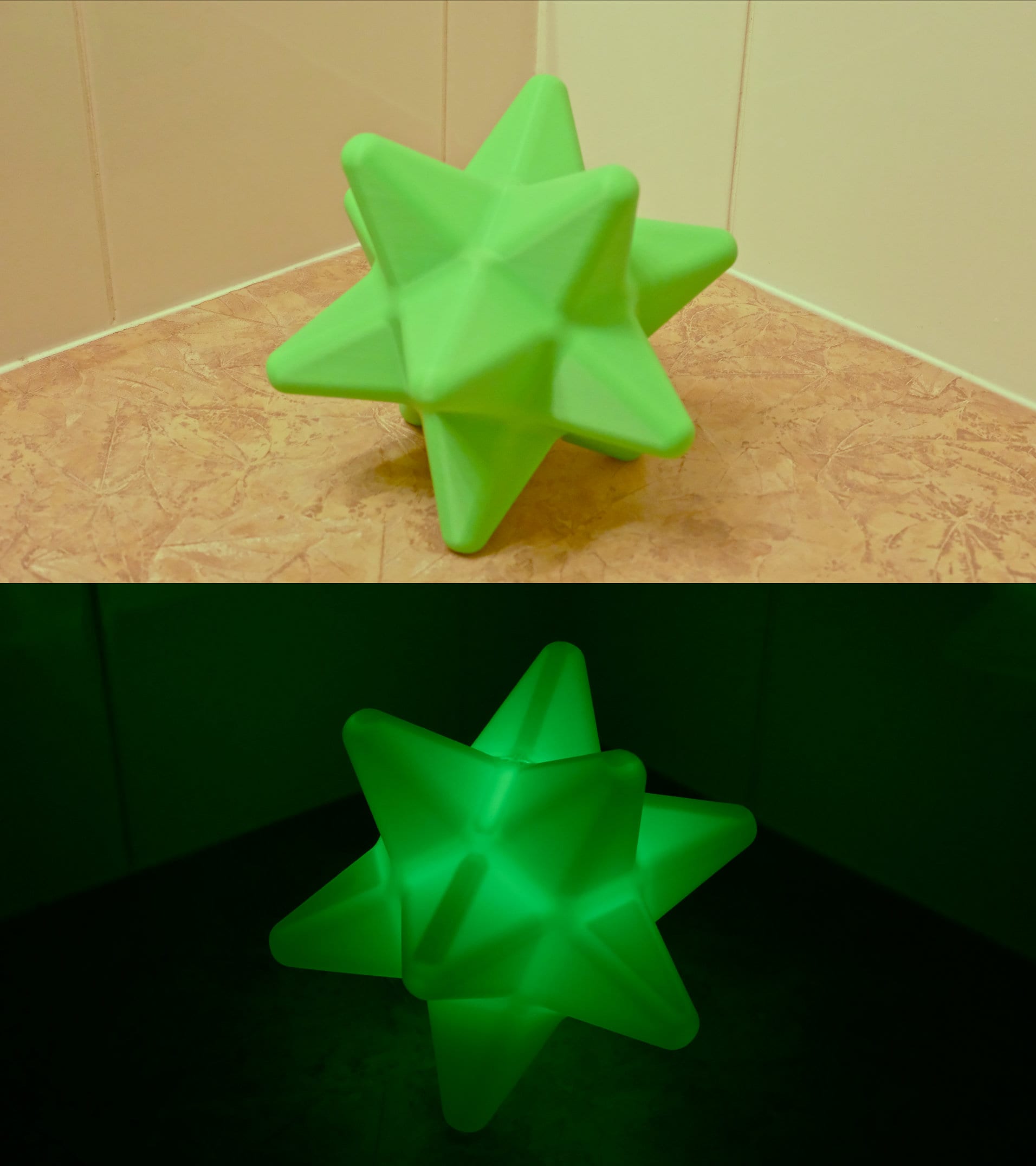 Star Fragment LED Light, Animal Crossing Battery Powered Prop, ACNH 3D Printed Office Decor, Wedding Decoration, Nintendo Christmas Gift