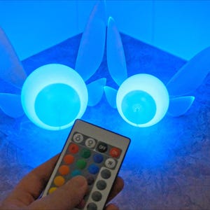Navi Inspired Fairy Night Light, LED Decoration Ornament, Breath of the Wild Gamer Desk Decor, Hanging Lamp Legend of Zelda image 10