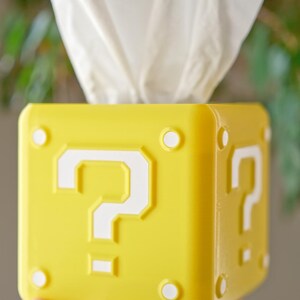 Fragen Block Taschentuchbox Bezug: Gamer Zimmer Dekor Bild 4