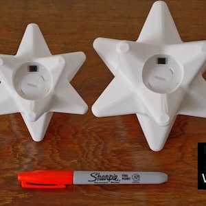 Color-Changing Star Fragment LED Light, Remote Control and USB Option, Animal Crossing Battery Powered Prop, ACNH 3D Printed Ornament Gift image 8