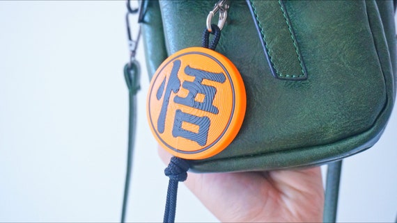 Son Goku Keychain, Dragon Ball Z Backpack Charm, Kanji Character Japanese Accessory, Anime Gift