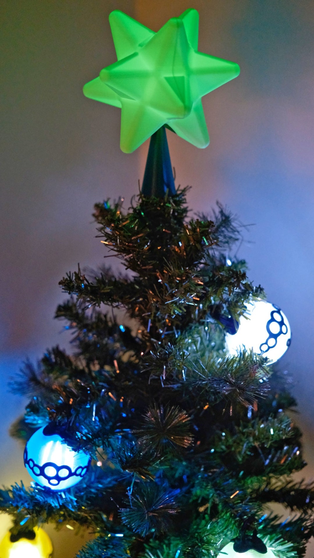 Colorchanging Tree Topper Star Fragment LED Light, Animal Crossing