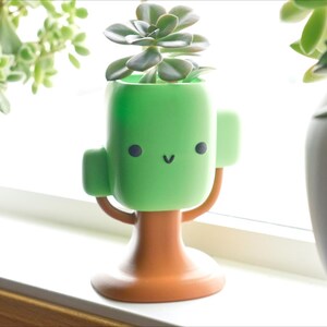 Smiling Tree Pen Holder or Plant Pot image 3