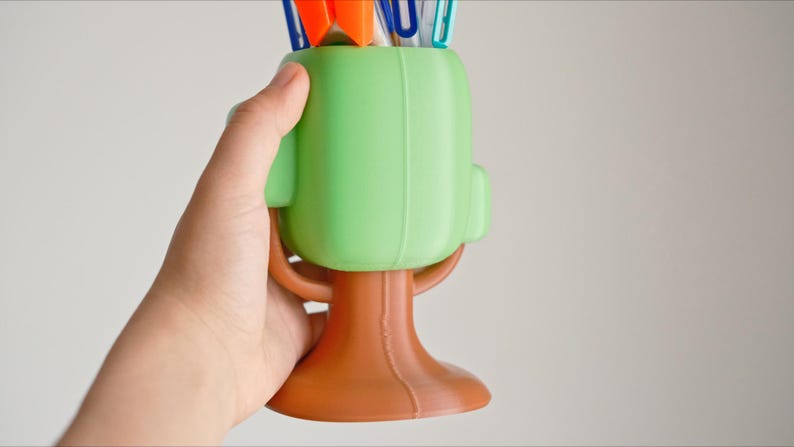 Smiling Tree Pen Holder or Plant Pot image 9