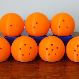 Dragon Ball Z Star Lamp / Night Lights, Dragon Ball Anime Birthday Gift, Desk Decorations Display, Vintage Lights
