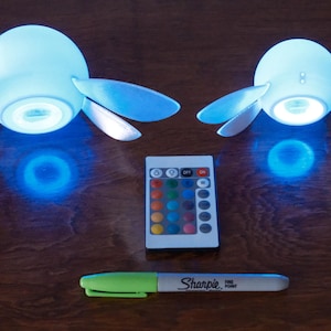 Navi Inspired Fairy Night Light, LED Decoration Ornament, Breath of the Wild Gamer Desk Decor, Hanging Lamp Legend of Zelda image 11