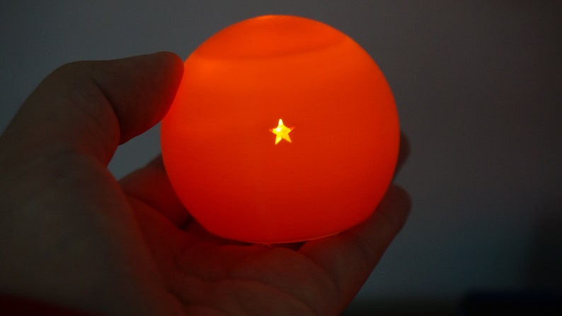 Dragon Ball Z Star Lamp / Night Lights, Dragon Ball Anime Birthday Gift, Desk Decorations Display, Vintage Lights image 6