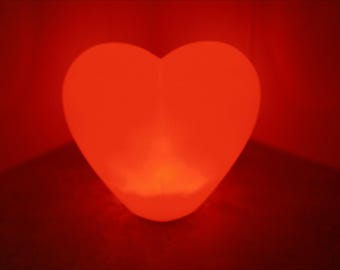 Hartvormige ledlamp: Valentijnsdagdecor