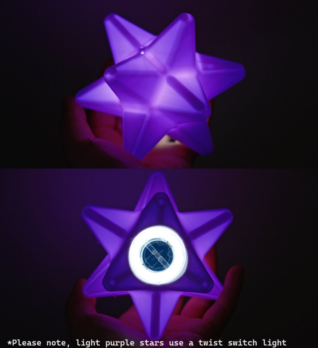 Star Fragment LED Light, Animal Crossing Battery Powered Prop, ACNH 3D Printed Office Decor, Wedding Decoration, Nintendo Christmas Gift
