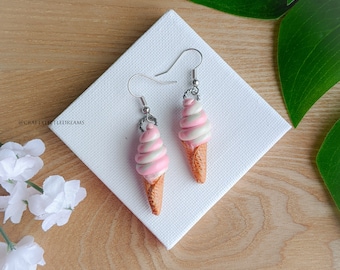 Miniature Ice Cream Earrings | Food Jewelry and Accessories