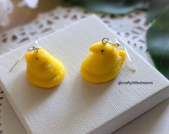 Sugar Duck Earrings| Miniature Food Jewelry & Accessories