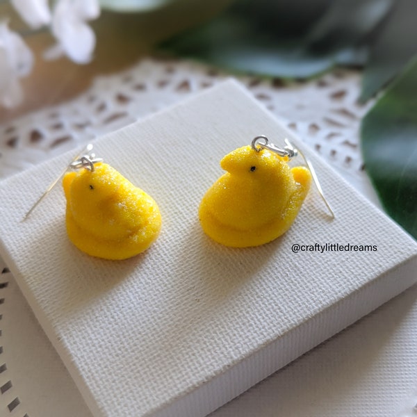 Sugar Duck Earrings| Miniature Food Jewelry & Accessories