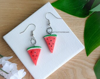 Watermelon Earrings| Miniature Food Jewelry & Accessories