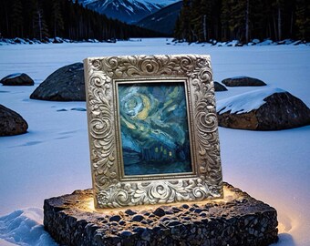 Right Back Around - An Evening Show of Lights - Original Oil Painting