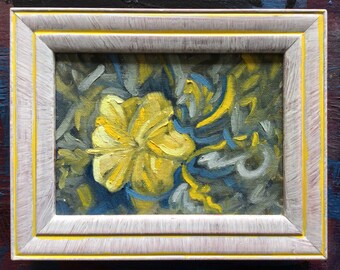 Flower Power - Beauty is Strength...Especially for a Flower - Original Oil Painting