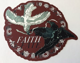 Birds of Faith and Fate - Intertwined and Interconnected - Sticker