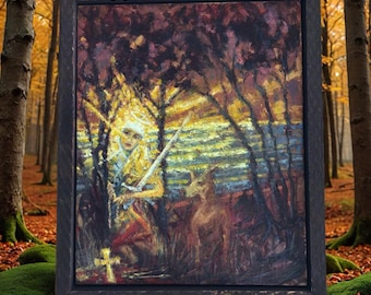 Responsio Mortifera - A Tribute to St. Joan of Arc - Original Oil Painting