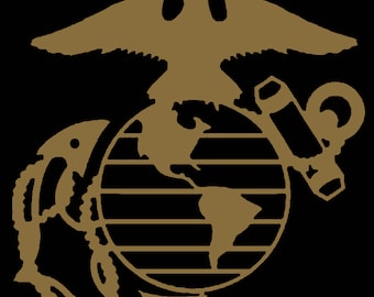 Marine USMC EGA Eagle Globe Anchor VInyl Autocollant de décalque