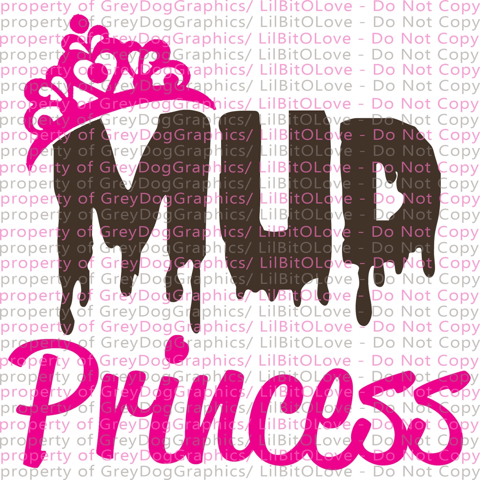 Mud Princess Two Color Vinyl Decal Sticker Mudding SXS ATV Etsy