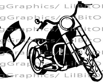 Bike Life Vinyl Decal Motorcycle Biker Sticker Hog Chopper Harley Rider Biking Riding