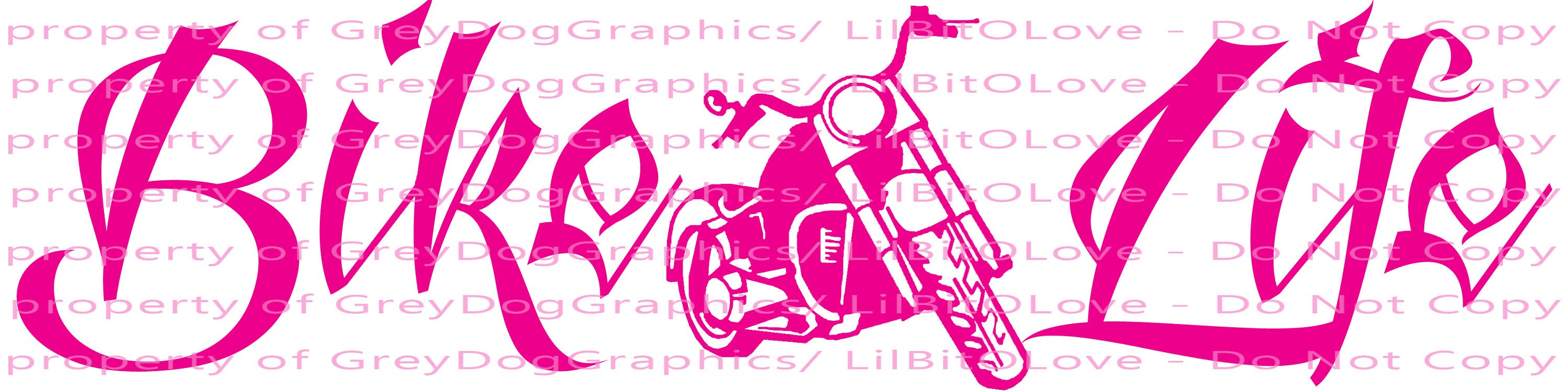 Bike Life Vinyl Decal Motorcycle Biker Sticker Hog Chopper Etsy