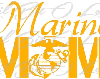 Adesivo In Vinile USMC Camouflage – The Few The Proud EGA Digitale – Avery