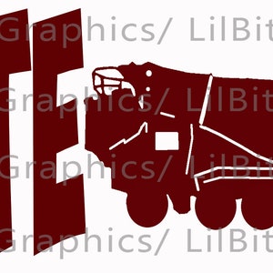 Concrete Life Mason Cement Vinyl Decal Sticker Masonry Large Front Mixer