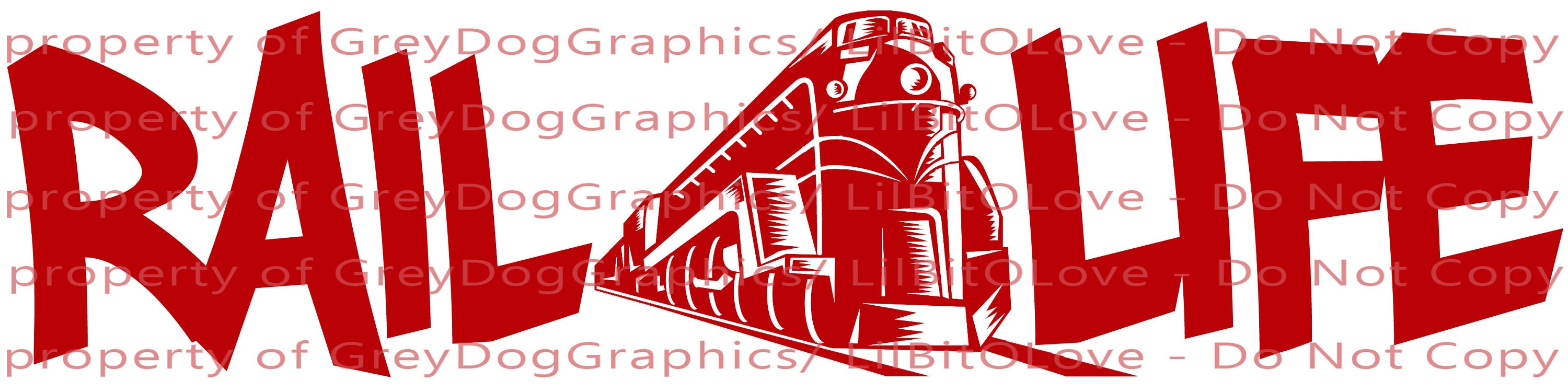 Rail Sticker Rid Railroad Rail Life Decal Locomotive Sticker Vinyl Decal Engineer ...