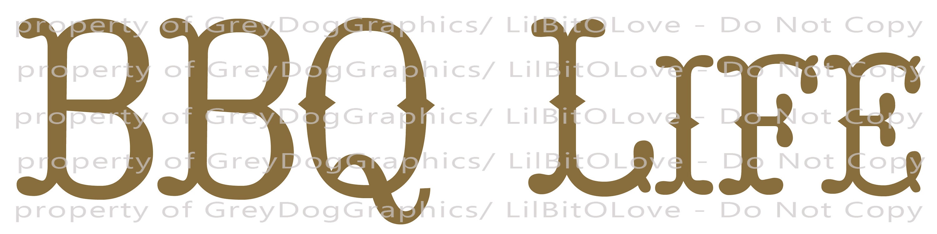 BBQ Life Barbecue Vinyl Decal Grilling Smoker Spatula Fork Etsy