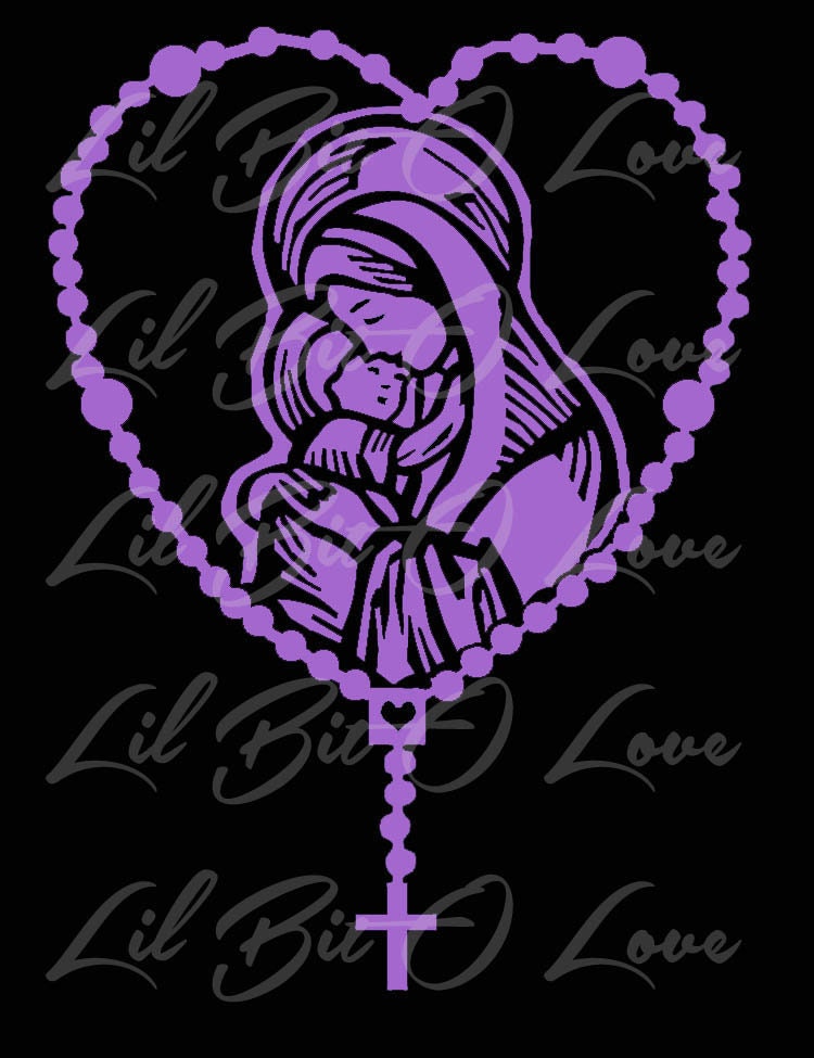  Jess-Sha Store 3 PCs Stickers The First Rosary