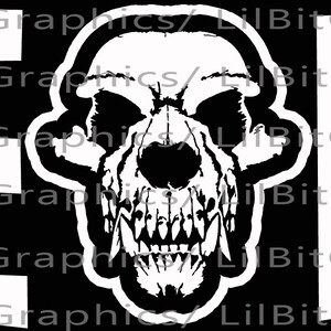 Coyote Hunter with Coyote Skull Vinyl Decal Sticker Hunting Hunt Coyote Life
