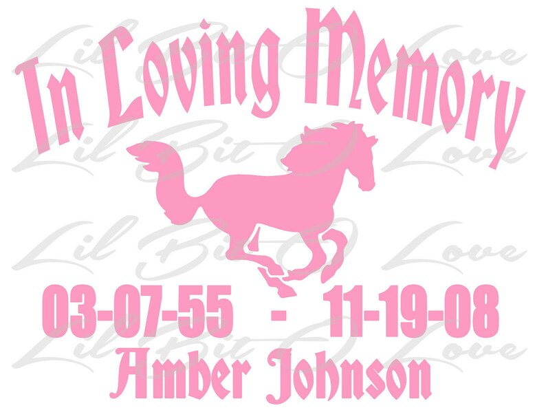 Memory Of Decal : I May Not See You, But I Can Feel You (CUSTOM