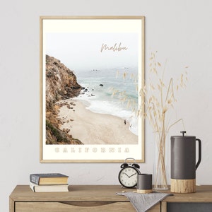 Malibu Vintage Poster