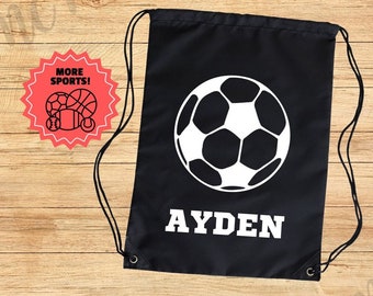 Customized Drawstring Bag | Sports bag | Personalized drawstring | Name Drawstring bag | Team Bag |  Custom Backpack | Sport Drawstring Bag